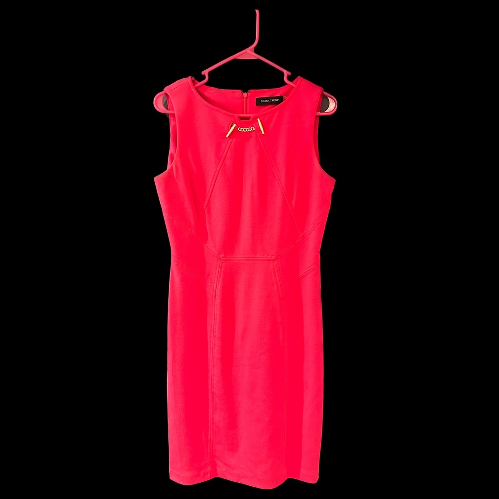 Pink Ivanka Trump work dress